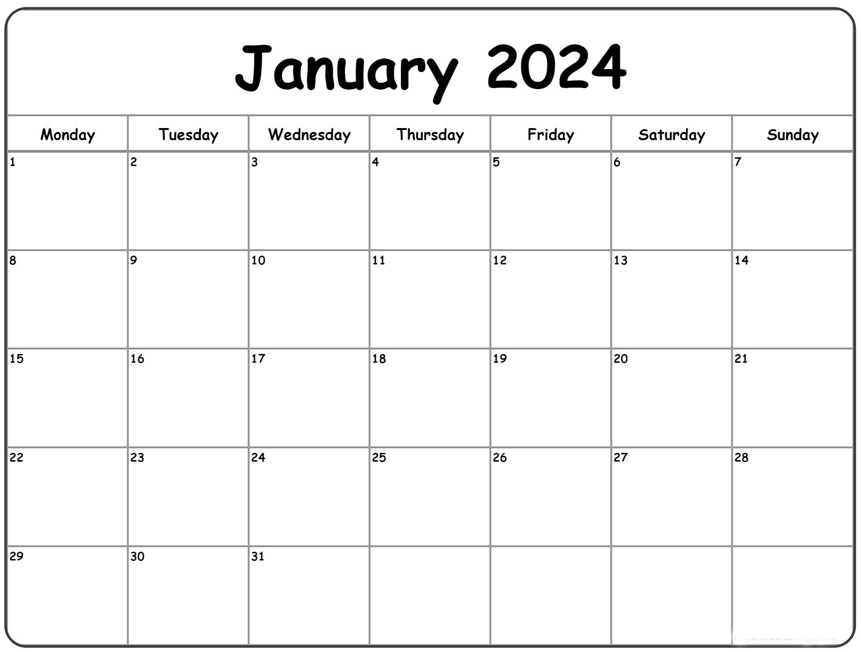 2024 Calendar Printable Cute Free 2024 Yearly Calendar 54 OFF