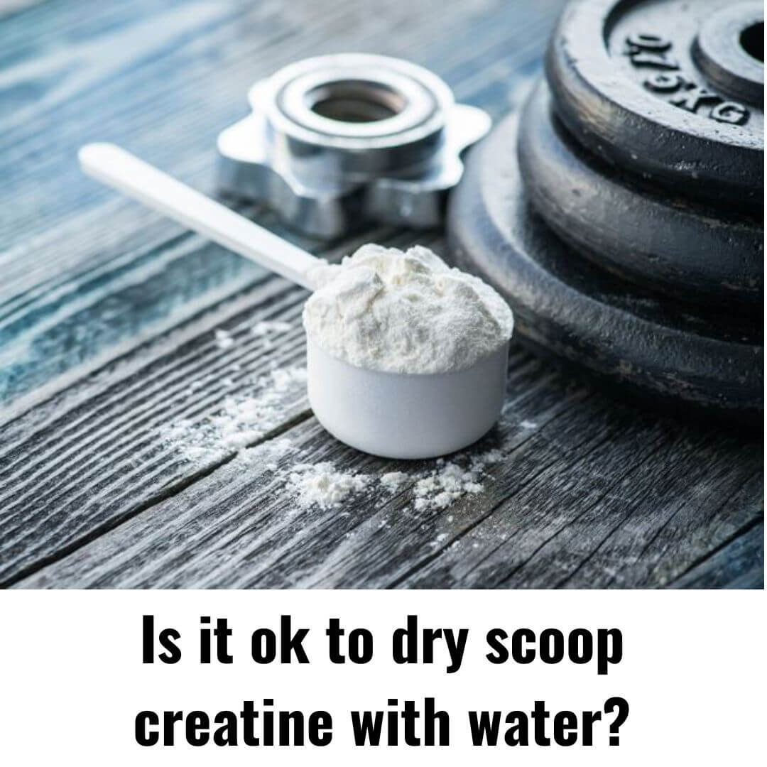 Can you dry scoop creating with water